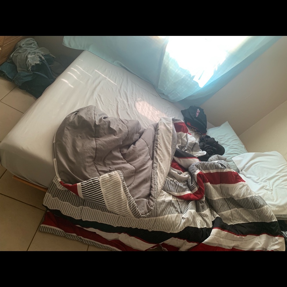 Bed and frame